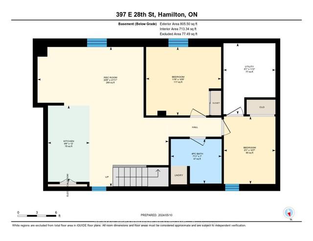 397 E 28th St, House detached with 3 bedrooms, 2 bathrooms and 4 parking in Hamilton ON | Image 13
