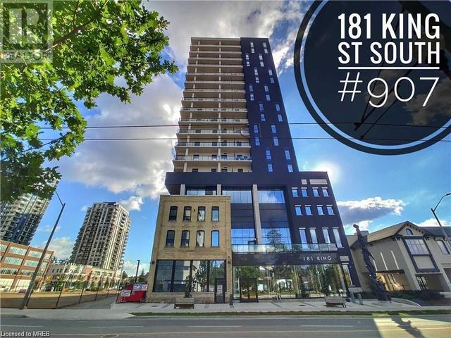 907 - 181 S King St S, Condo with 1 bedrooms, 1 bathrooms and 1 parking in Waterloo ON | Image 1