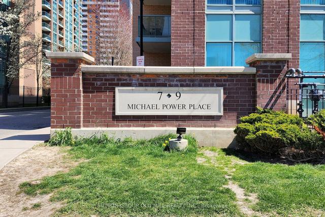 811 - 9 Michael Power Pl, Condo with 1 bedrooms, 1 bathrooms and 1 parking in Toronto ON | Image 15