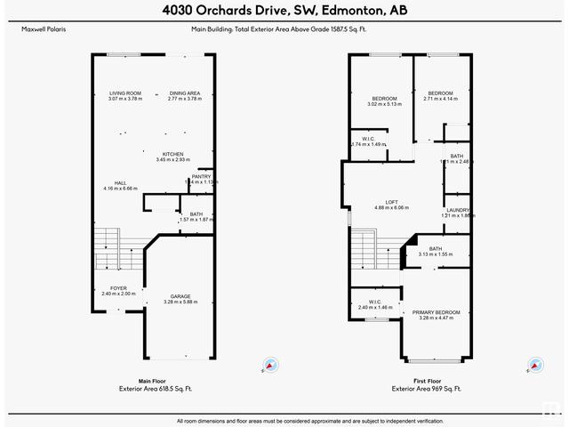 4030 Orchards Dr Sw Sw, House semidetached with 3 bedrooms, 2 bathrooms and null parking in Edmonton AB | Image 25