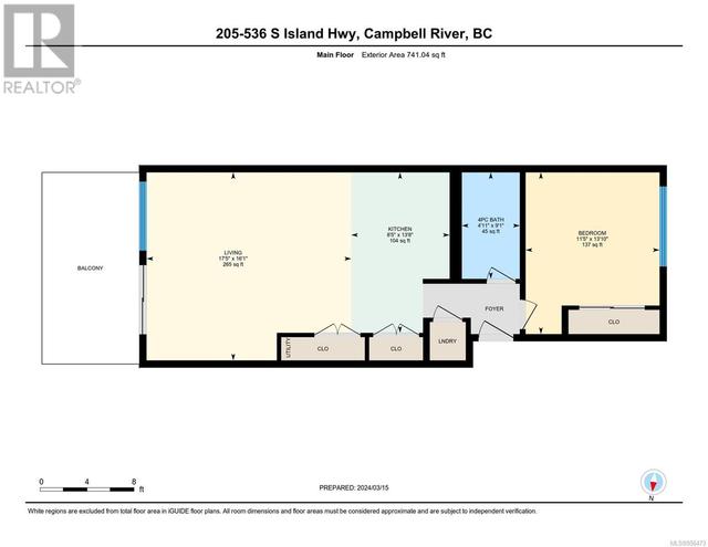 205 - 536 Island Hwy S, Condo with 1 bedrooms, 1 bathrooms and 1 parking in Campbell River BC | Image 29