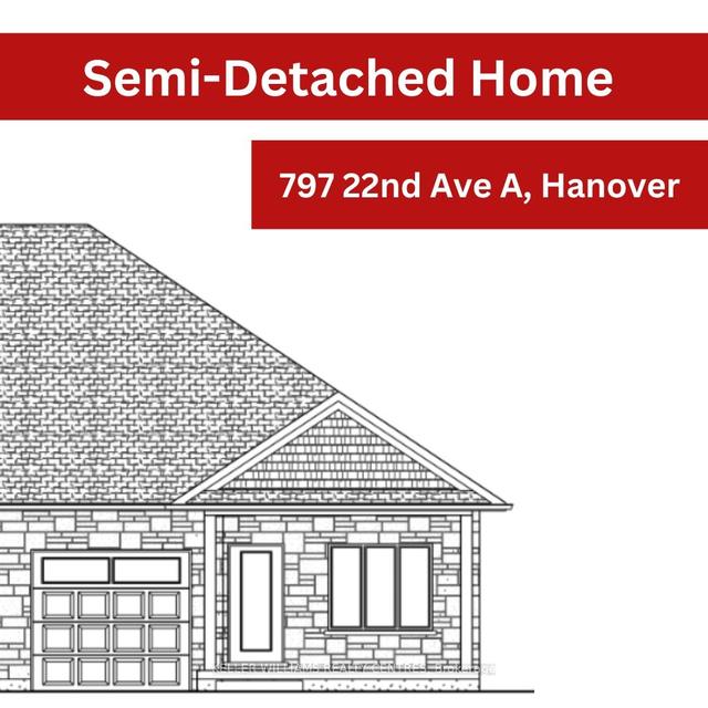 797 - 797 22nd Ave, House semidetached with 3 bedrooms, 3 bathrooms and 3 parking in Hanover ON | Image 1