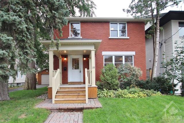 22 Gould Street, House detached with 3 bedrooms, 2 bathrooms and 4 parking in Ottawa ON | Image 1