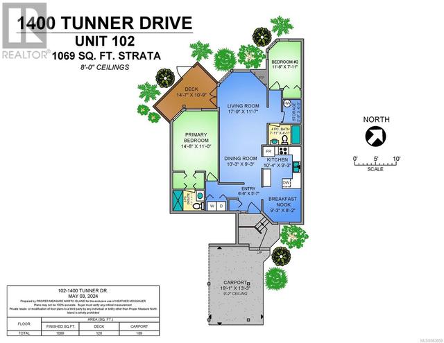102 - 1400 Tunner Dr, House attached with 2 bedrooms, 2 bathrooms and null parking in Courtenay BC | Image 3