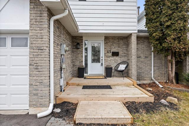 45 Loscombe Dr, House attached with 3 bedrooms, 4 bathrooms and 3 parking in Clarington ON | Image 12