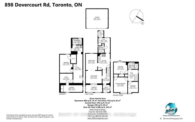 898 Dovercourt Rd, House detached with 3 bedrooms, 3 bathrooms and 2 parking in Toronto ON | Image 25
