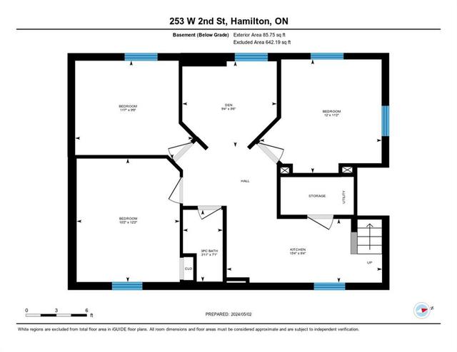 253 West 2nd St, House detached with 5 bedrooms, 2 bathrooms and 4 parking in Hamilton ON | Image 30