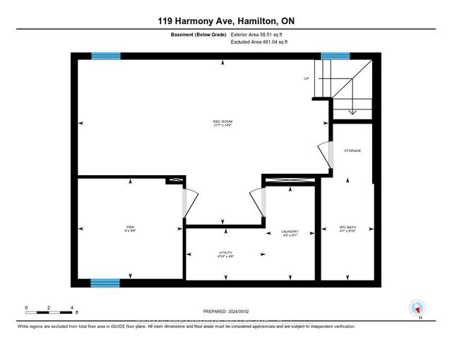 119 Harmony Ave, House detached with 2 bedrooms, 2 bathrooms and 0 parking in Hamilton ON | Image 35