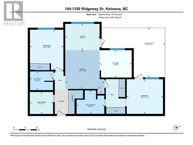 104 - 1350 Ridgeway Dr, Condo with 2 bedrooms, 2 bathrooms and 1 parking in Kelowna BC | Image 39