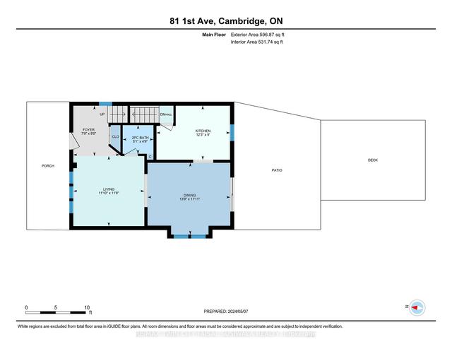 81 1st Ave, House detached with 3 bedrooms, 2 bathrooms and 2 parking in Cambridge ON | Image 32