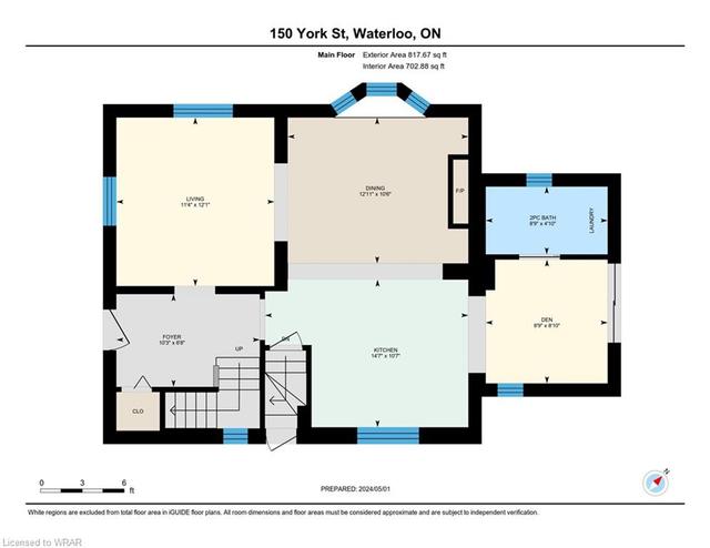150 York St, House detached with 3 bedrooms, 1 bathrooms and 4 parking in Waterloo ON | Image 39