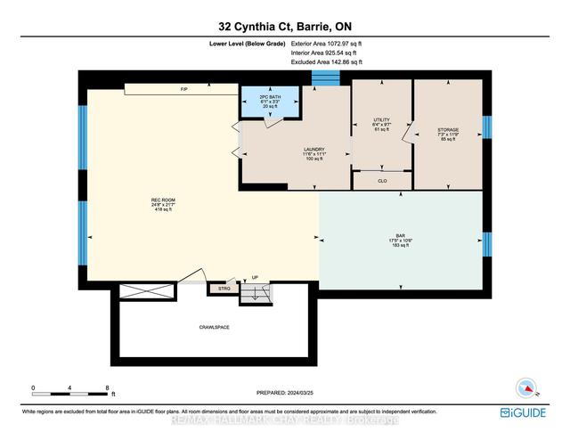 32 Cynthia Ct, House detached with 3 bedrooms, 2 bathrooms and 3 parking in Barrie ON | Image 35
