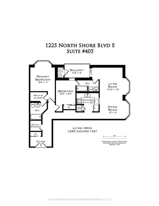 405 - 1225 North Shore Blvd E, Condo with 2 bedrooms, 2 bathrooms and 2 parking in Burlington ON | Image 22