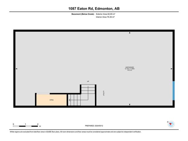 1087 Eaton Rd Nw Nw, House detached with 3 bedrooms, 2 bathrooms and 4 parking in Edmonton AB | Image 54