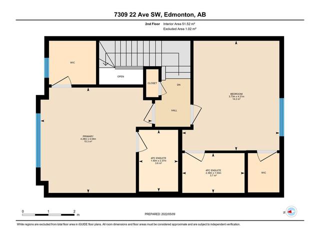 7309 22 Ave Sw, House semidetached with 2 bedrooms, 2 bathrooms and null parking in Edmonton AB | Image 39