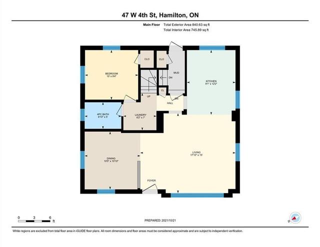 unit 1 - 47 West 4th Street, House detached with 3 bedrooms, 2 bathrooms and 1 parking in Hamilton ON | Image 17
