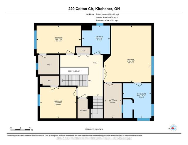 220 Colton Circ, House detached with 4 bedrooms, 4 bathrooms and 4 parking in Kitchener ON | Image 32
