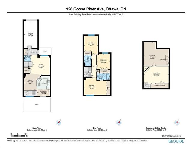 928 Goose River Ave, Townhouse with 3 bedrooms, 3 bathrooms and 3 parking in Ottawa ON | Image 30