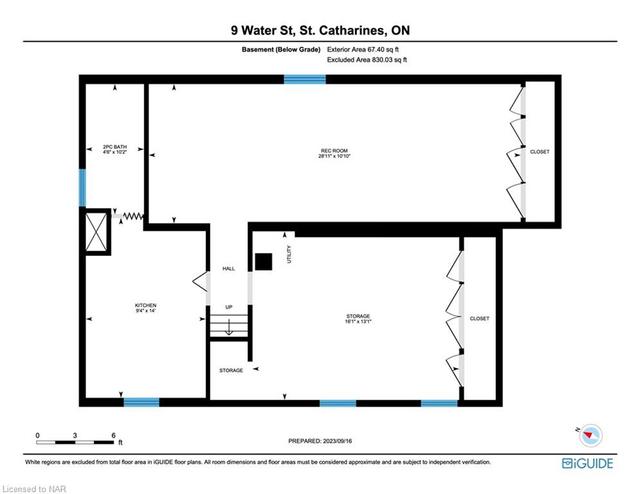 9 Water St, House detached with 3 bedrooms, 1 bathrooms and 4 parking in St. Catharines ON | Image 27