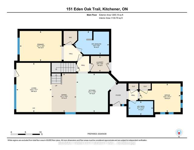 151 Eden Oak Tr, House attached with 3 bedrooms, 4 bathrooms and 4 parking in Kitchener ON | Image 32