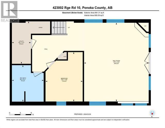 37 - 423002 Range Road 10, House detached with 2 bedrooms, 2 bathrooms and null parking in Ponoka County AB | Image 42