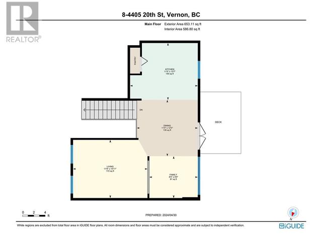 4405 - 20 Street Unit# 8, House attached with 2 bedrooms, 1 bathrooms and 3 parking in Vernon BC | Image 39