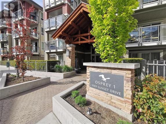 217 - 1089 Sunset Dr, Condo with 2 bedrooms, 2 bathrooms and 1 parking in Kelowna BC | Image 1