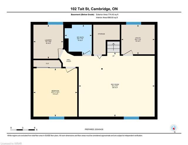 102 Tait Street, House detached with 3 bedrooms, 2 bathrooms and 9 parking in Cambridge ON | Image 43