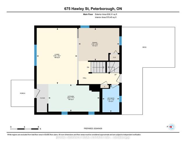 675 Hawley St, House detached with 2 bedrooms, 1 bathrooms and 6 parking in Peterborough ON | Image 27