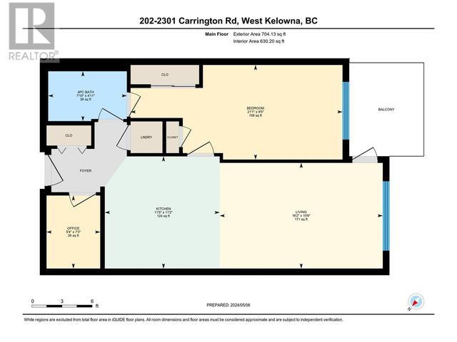 202 - 2301 Carrington Rd, Condo with 1 bedrooms, 1 bathrooms and 1 parking in West Kelowna BC | Image 40