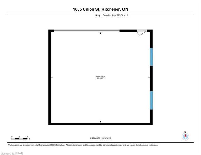 1085 Union Street, House detached with 4 bedrooms, 1 bathrooms and 7 parking in Kitchener ON | Image 41