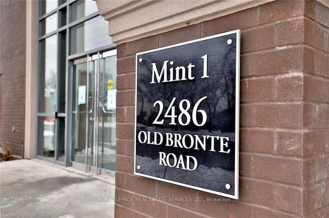 714 - 2486 Old Bronte Rd, Condo with 1 bedrooms, 1 bathrooms and 1 parking in Oakville ON | Image 12