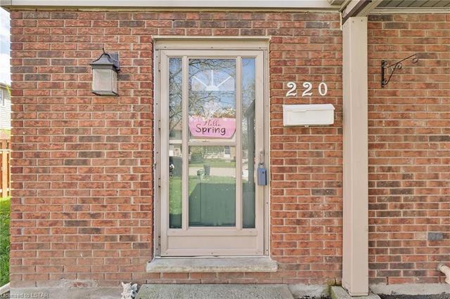 220 - 1330 Jalna Blvd, House attached with 3 bedrooms, 1 bathrooms and 2 parking in London ON | Image 23
