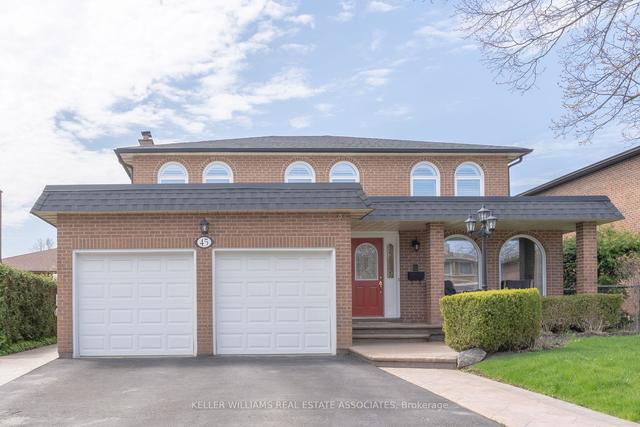 45 Panorama Cres, House detached with 4 bedrooms, 4 bathrooms and 6 parking in Brampton ON | Image 1