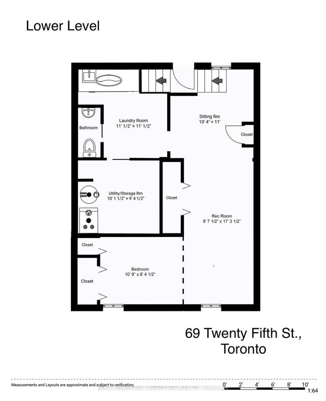 69 Twenty Fifth St, House detached with 1 bedrooms, 3 bathrooms and 2 parking in Toronto ON | Image 35