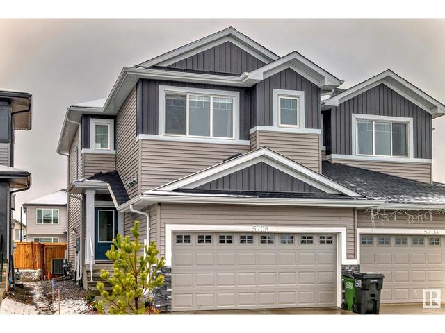 5705 Cautley Cr Sw, House semidetached with 4 bedrooms, 3 bathrooms and null parking in Edmonton AB | Image 1