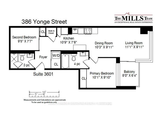 3601 - 386 Yonge St, Condo with 2 bedrooms, 2 bathrooms and 1 parking in Toronto ON | Image 16