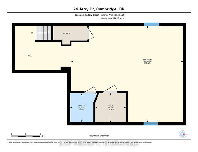 24 Jerry Dr, House detached with 3 bedrooms, 3 bathrooms and 2 parking in Cambridge ON | Image 27