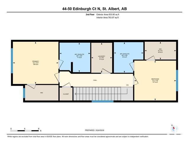 44 - 50 Edinburgh Co, House semidetached with 2 bedrooms, 3 bathrooms and null parking in St. Albert AB | Image 31