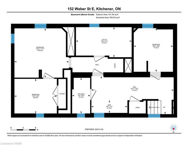 152 Weber Street E, House detached with 8 bedrooms, 3 bathrooms and 3 parking in Kitchener ON | Image 35