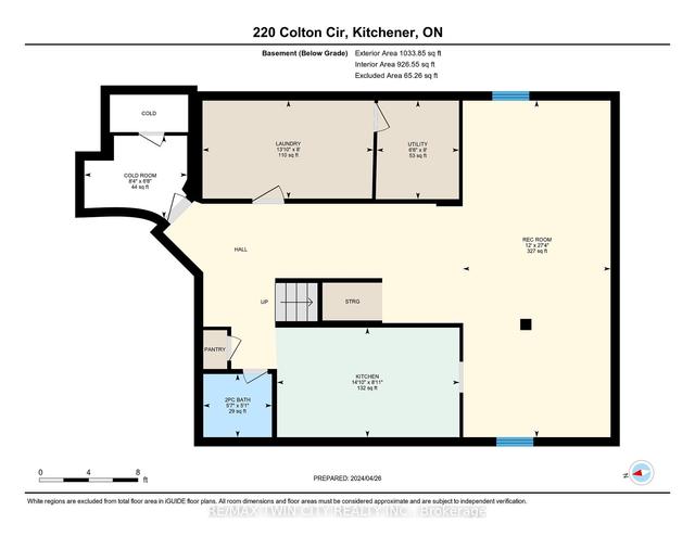 220 Colton Circ, House detached with 4 bedrooms, 4 bathrooms and 4 parking in Kitchener ON | Image 35