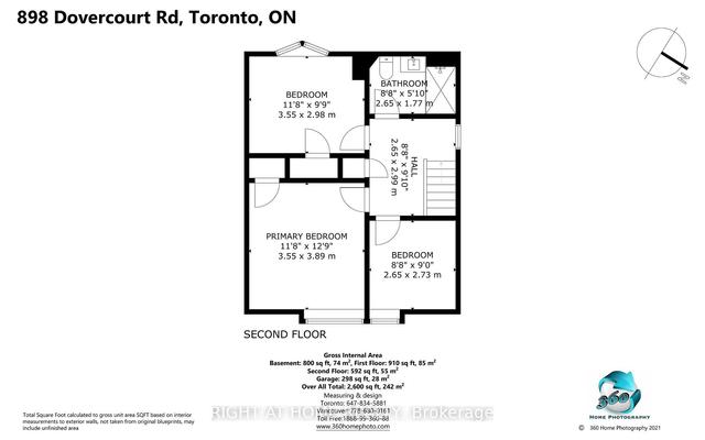 898 Dovercourt Rd, House detached with 3 bedrooms, 3 bathrooms and 2 parking in Toronto ON | Image 24