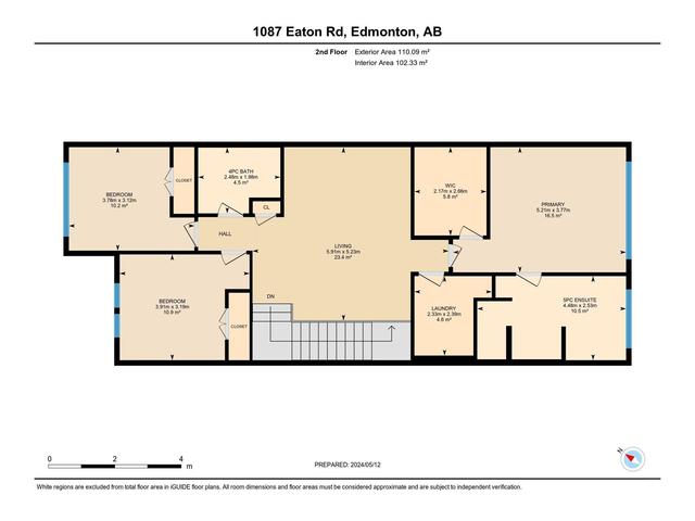 1087 Eaton Rd Nw Nw, House detached with 3 bedrooms, 2 bathrooms and 4 parking in Edmonton AB | Image 53