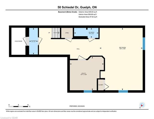 50 Schiedel Dr, House semidetached with 3 bedrooms, 1 bathrooms and 3 parking in Guelph ON | Image 27