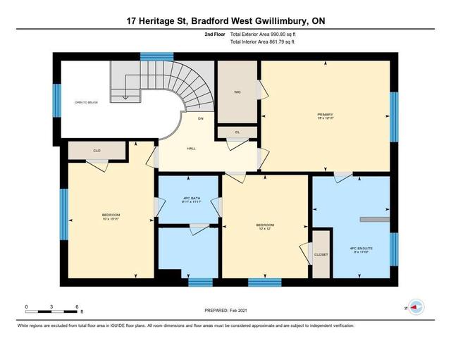 17 Heritage St, House detached with 3 bedrooms, 4 bathrooms and 4 parking in Bradford West Gwillimbury ON | Image 33