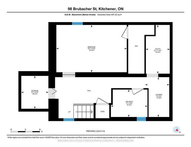 98 Brubacher St, House detached with 3 bedrooms, 2 bathrooms and 2 parking in Kitchener ON | Image 20