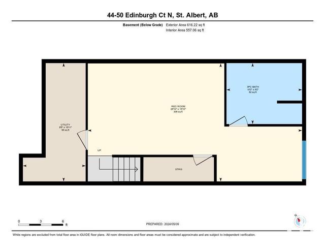 44 - 50 Edinburgh Co, House semidetached with 2 bedrooms, 3 bathrooms and null parking in St. Albert AB | Image 32