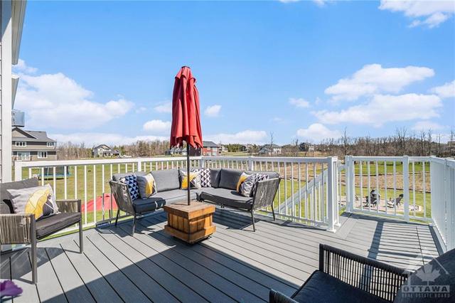 This upper balcony at 13x 12 feet is a nice roomy spot to wrap up your day with a drink after supper. | Image 15