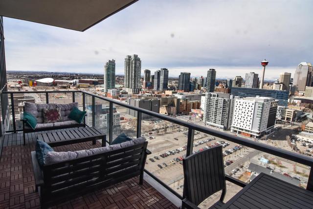 2302 - 615 6 Ave Se, Condo with 2 bedrooms, 2 bathrooms and 2 parking in Calgary AB | Image 44
