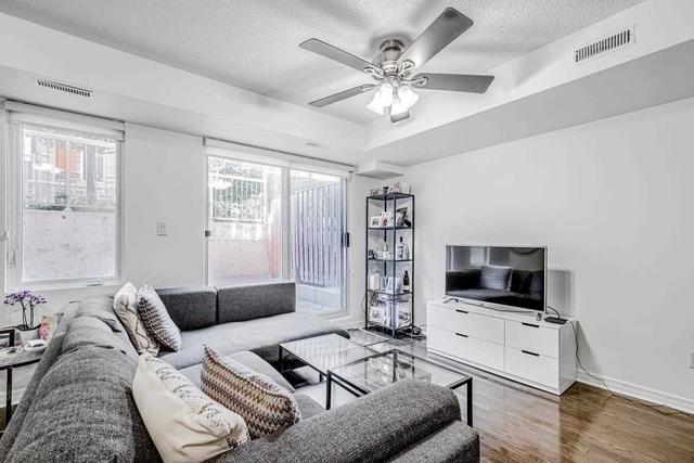 129 - 25 Turntable Cres, Townhouse with 2 bedrooms, 2 bathrooms and 1 parking in Toronto ON | Image 33